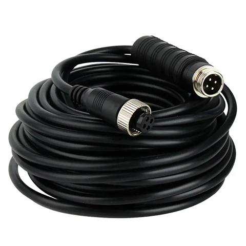 MCNU-GXF4-GXM4-6-02. Cable extensor Dahua tipo aviación de 6 Metros, Conectores M12 hembra a M12 macho, Compatible con Equipos Móviles.