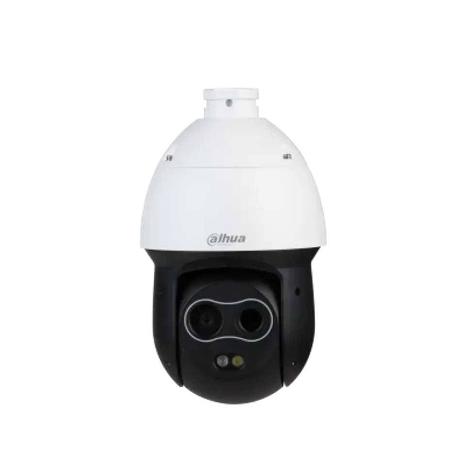 DHI-TPC-SD2241-TB10F12-DW-S2.  Cámara PTZ Dahua IP Térmica Hibrida, Lente Óptico 4 MP, Lente Térmico 10mm,  Posee Analíticas, Detección de Calor, Cruce de Líneas, Protección IP66. 2