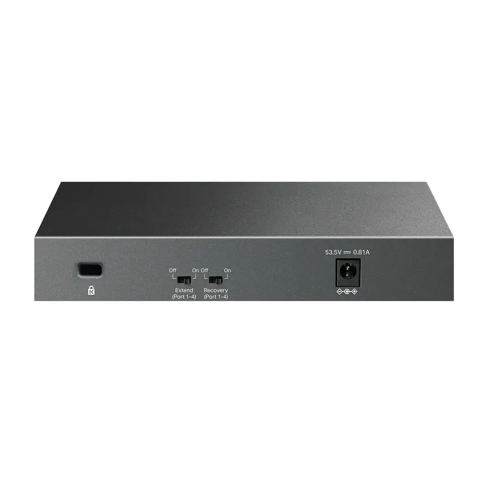 LS106P. Switch tp-link de 6 puertos 10/100Mbps switch de escritorios con 4 puertos PoE+ 2