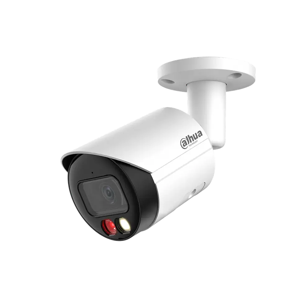 DH-IPC-HFW2849SP-S-IL-0280B. Cámara Dahua, tipo Bala, lente fijo 2.8 mm, 8 MP, Dual iluminación 30m Tecnología WizSense, Protección Perimetral, IP67 2