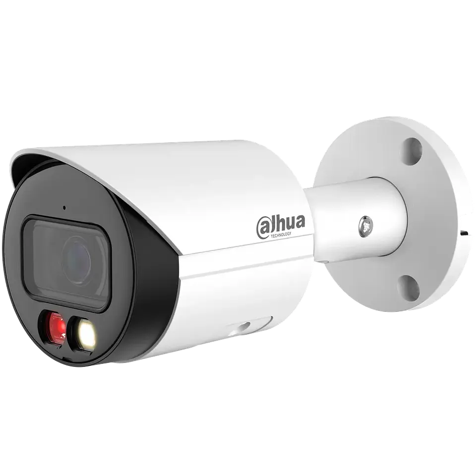 DH-IPC-HFW2849SP-S-IL-0280B. Cámara Dahua, tipo Bala, lente fijo 2.8 mm, 8 MP, Dual iluminación 30m Tecnología WizSense, Protección Perimetral, IP67 1