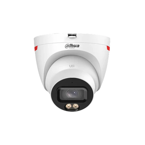 DH-IPC-HDW2249TP-S-LED-0280B-PRO. Cámara IP Dahua tipo eyeball de 2MP lente fijo de 2.8mm tecnología WizColor Iluminación de hasta 50m protección IP67