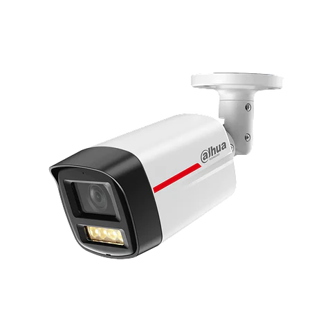 DH-IPC-HFW2249TLP-S-LED-0280B-PRO. Cámara IP Dahua tipo bullet de 2MP lente fijo de 2.8mm tecnología WizColor Iluminación de hasta 50m protección IP67