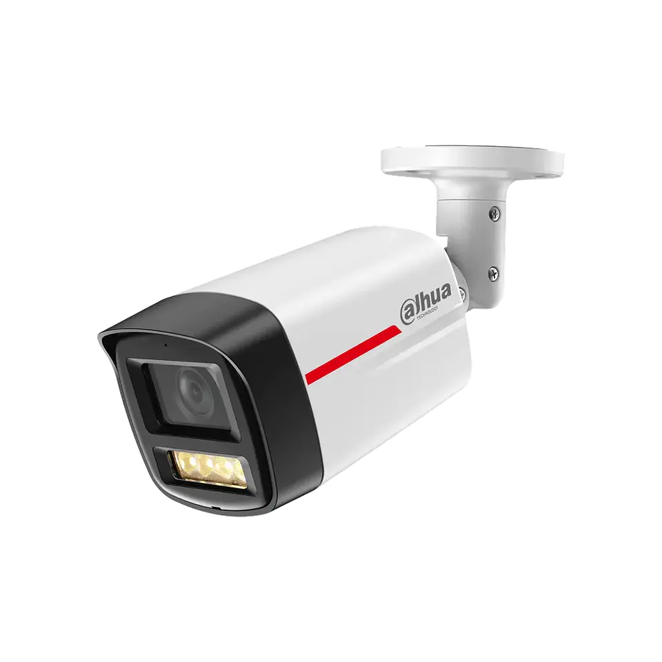 DH-IPC-HFW2249TLP-S-LED-0280B-PRO. Cámara IP Dahua tipo bullet de 2MP lente fijo de 2.8mm tecnología WizColor Iluminación de hasta 50m protección IP67 1