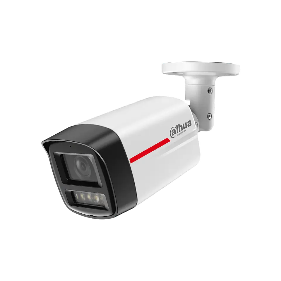 DH-IPC-HFW2249TLP-S-LED-0280B-PRO. Cámara IP Dahua tipo bullet de 2MP lente fijo de 2.8mm tecnología WizColor Iluminación de hasta 50m protección IP67 3