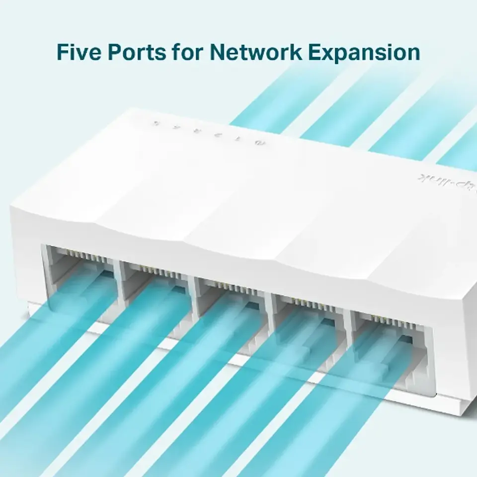 LS1005. Switch de escritorio de 5 puertos a 10/100Mbps 5