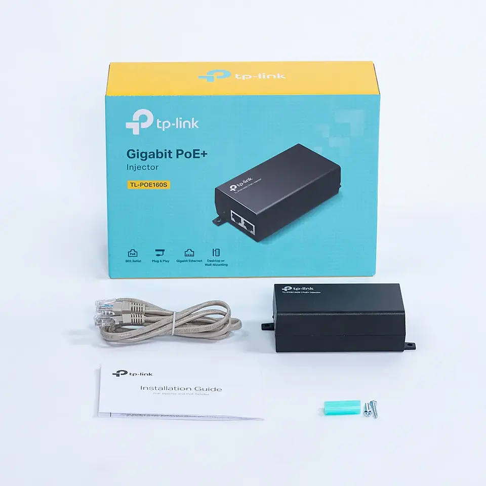 TL-POE160S. PoE+ Injector IEEE 802.3af/at/ab/u/i 3