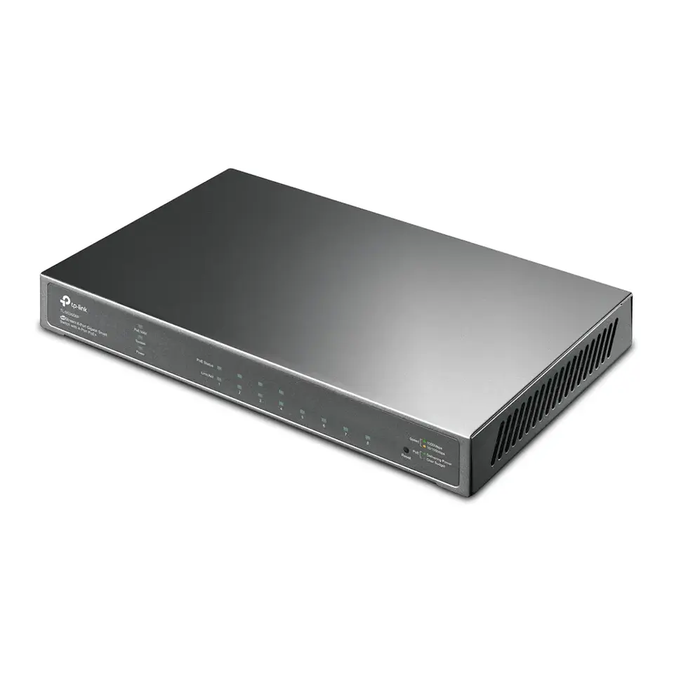 TL-SG2210MP. Switch Poe inteligente Gigabit de 10 puertos JetStream con 8 puertos PoE+ 2
