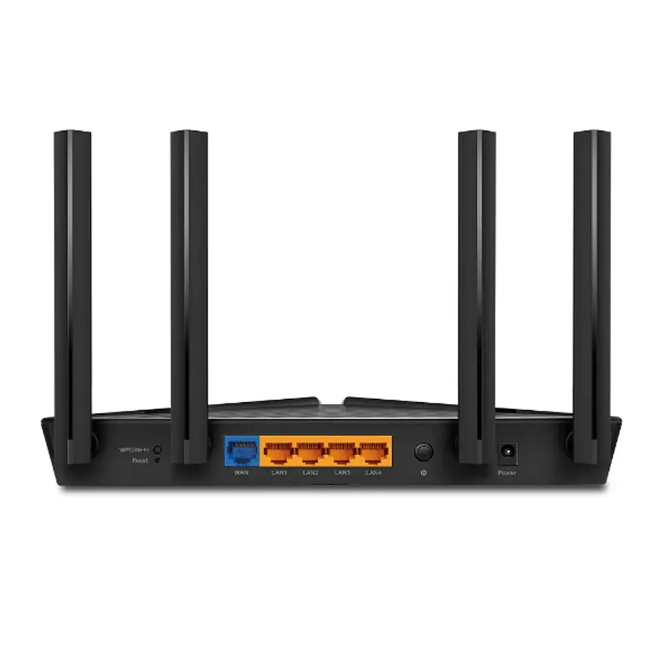Archer AX53. Router WiFi 6 Tp-Link Nex-Gen AX3000 doble banda (2402Mbps en 5GHz y 574Mbps en 2.4GHz) 1 puerto WAN 4 puertos LAN 1Gbps 1