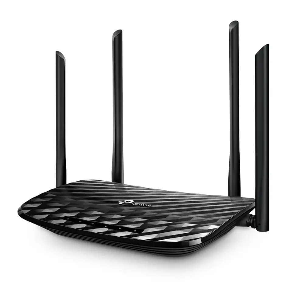 Archer C6. Router WiFi AC1200 MU-MIMO Tp-Link doble banda (867Mbps en 5Ghz y 300 Mbps en 2.4GHz) 1 puerto Gigabits WAN, 4 puertos Gigabits LAN 2