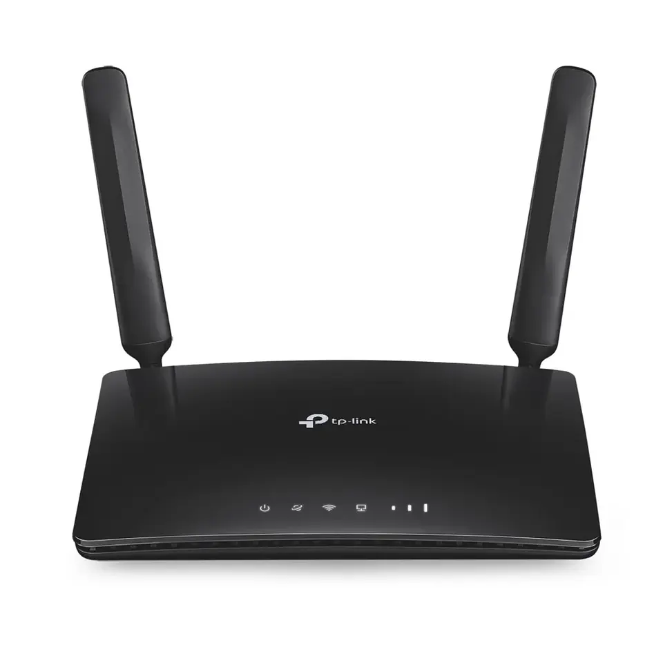 Archer MR200. Router 4G LTE WiFi Tp-Link AC750 Doble banda (433Mbps en 5GHz y 300Mbps en 2.4GHz) 1 puerto WAN/LAN 10/100Mbps 3 puertos LAN 10/100Mbps 1 Slot Micro SIM 1