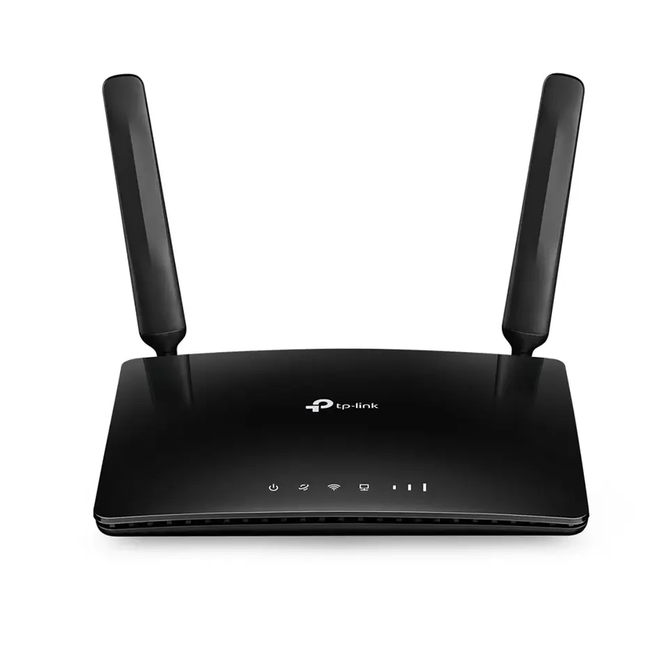 Archer MR400. Router 4G LTE WiFi Tp-Link AC1200 Doble banda (867Mbps en 5GHz y 300Mbps en 2.4GHz) 1 puerto WAN/LAN 10/100Mbps 3 puertos LAN 10/100Mbps 1 Slot Micro SIM 3