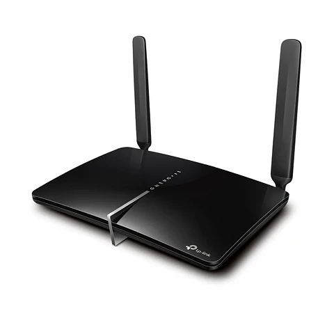Archer MR600. Router 4G LTE WiFi Tp-Link AC1200 Doble banda (867Mbps en 5GHz y 300Mbps en 2.4GHz) 1 puerto WAN/LAN 10/100/1000Mbps 3 puertos LAN 10/100/1000Mbps 1 Slot Micro SIM
