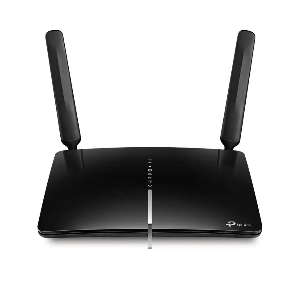 Archer MR600. Router 4G LTE WiFi Tp-Link AC1200 Doble banda (867Mbps en 5GHz y 300Mbps en 2.4GHz) 1 puerto WAN/LAN 10/100/1000Mbps 3 puertos LAN 10/100/1000Mbps 1 Slot Micro SIM 2