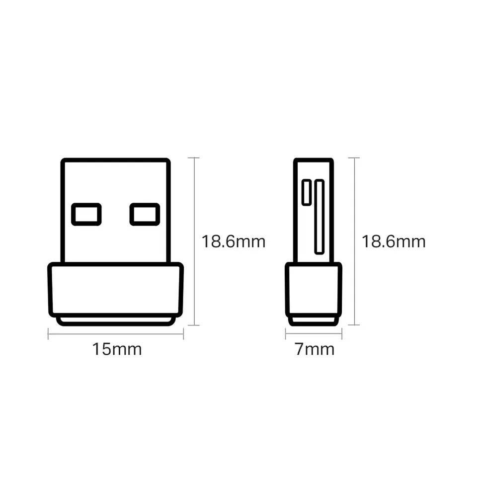 Archer T2U Nano. Adaptador inalámbrico Nano USB de doble banda AC600 3