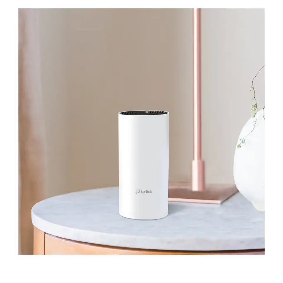 Deco M4(1-pack). Router WiFi Home Mesh AC1200 doble banda (867Mbps en 5GHz y 300Mbps en 2.4GHz) 2 puertos 1Gb 2