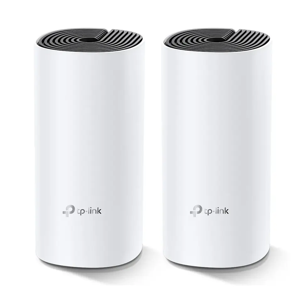Deco M4(3-pack). Pack 3 Router WiFi Home Mesh AC1200 doble banda (867Mbps en 5GHz y 300Mbps en 2.4GHz) 2 puertos 1Gb 1
