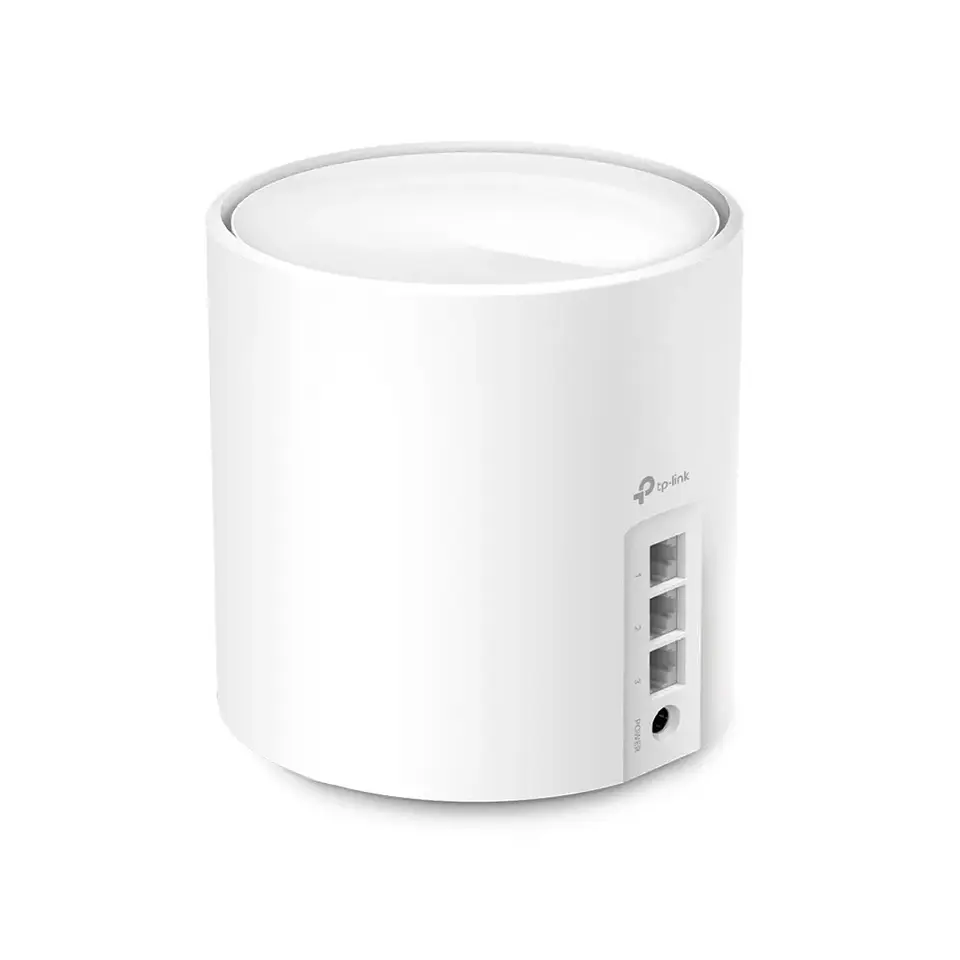 Deco X50(2-pack). Pack 2 Router WiFi 6 Home Mesh AX3000 doble banda (2402Mbps en 5GHz y 574Mbps en 2.4GHz) MU-MIMO 2x2 3 puertos 1Gb 1