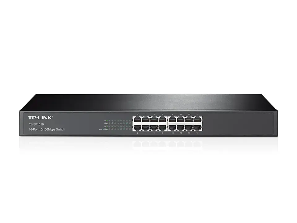 TL-SF1016(UN). Switch de 16 puertos 10/100 Mbps para montaje a Rack 1