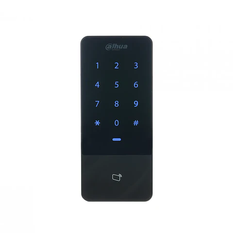 DHI-ASI1201E-V1. Control de Acceso Dahua Standalone, IP, lector de tarjetas IC y clave numérica, IP66.
