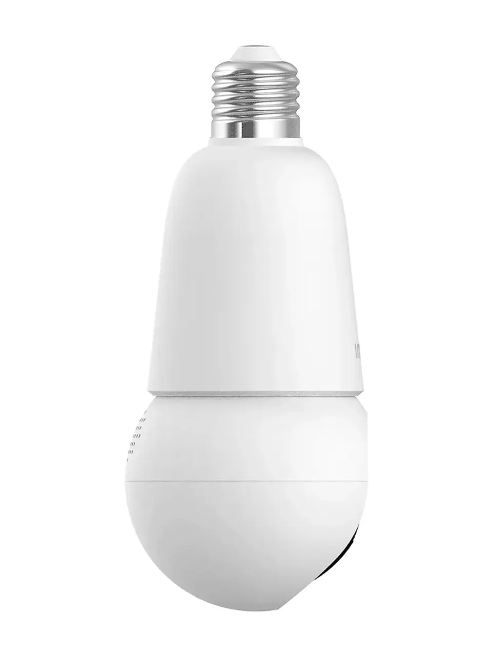 IPC-K6C-5H1WEB. Cámara IP WiFi Imou tipo ampolleta E27, 5MP, lente 3.6 mm, movimiento PT 355°, visión nocturna 10 m, detección humana, audio bidireccional, WiFi 6 de 2.4 GHz, microSD hasta 512 GB. 3