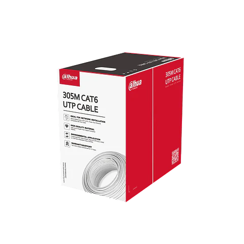DH-PFM923I-6UN-C. Cable UTP Dahua Cat. 6 libre alógeno (LSZH) clase CPR E bobina de 305m
