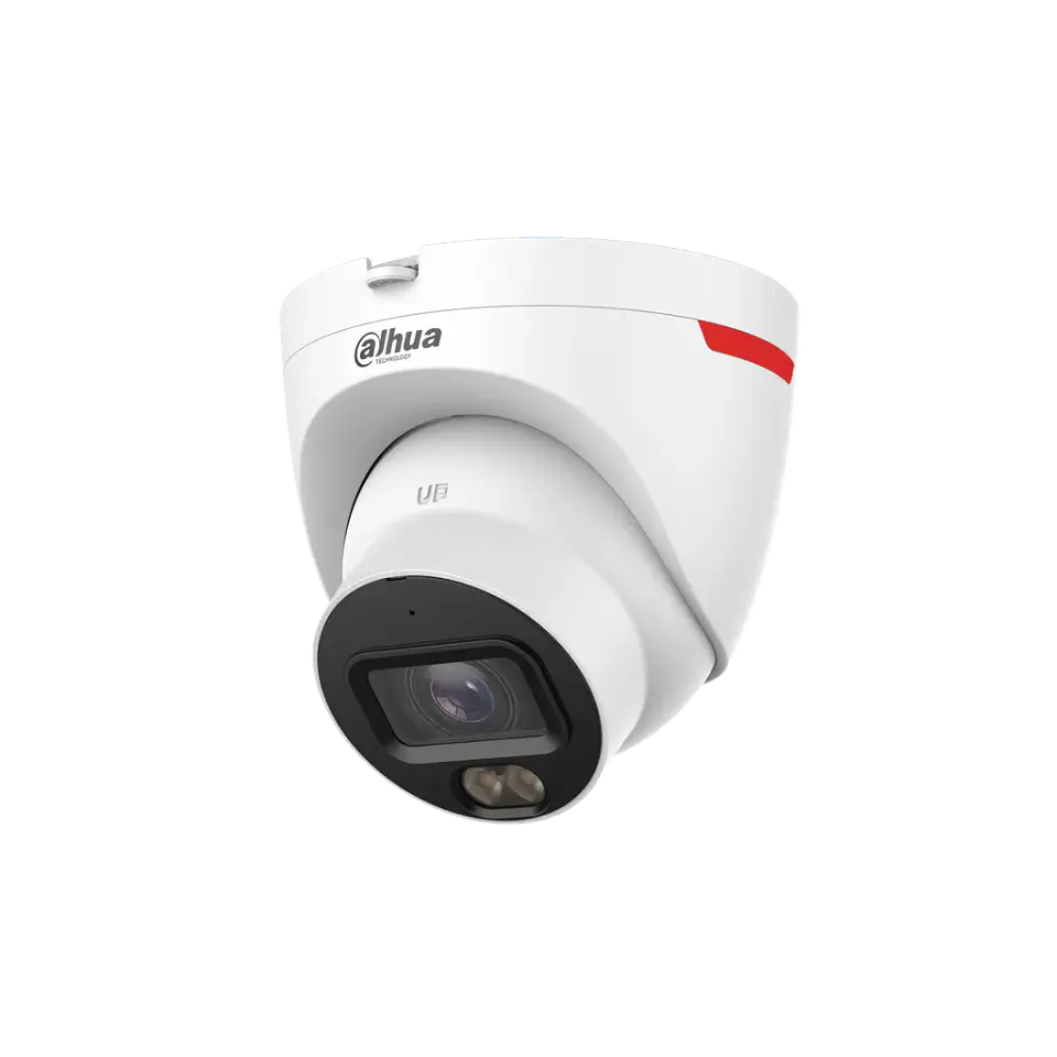 DH-IPC-HDW2449TP-S-LED-0280B-PRO. Cámara IP Dahua tipo Eyeball 4MP lente fijo de 2.8mm tecnología Wizcolor iluminación máxima de 30m protección IP67 con protección perimetral. 1