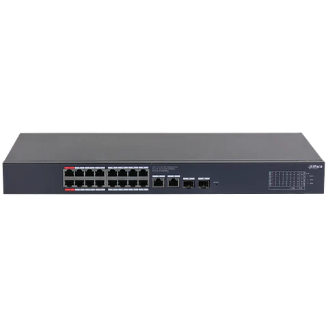 DH-CS4220-16GT-240. 20-Port Cloud Managed Desktop Gigabit Switch with 16-Port PoE