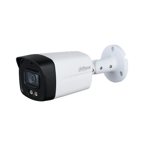 DH-HAC-HFW1239TLMN-LED-0280B-S3. Cámara HDCVI Dahua tipo bullet 2MP lente 2.8mm Iluminación Dual Full Color con Iluminación LED de hasta 40m protección IP67