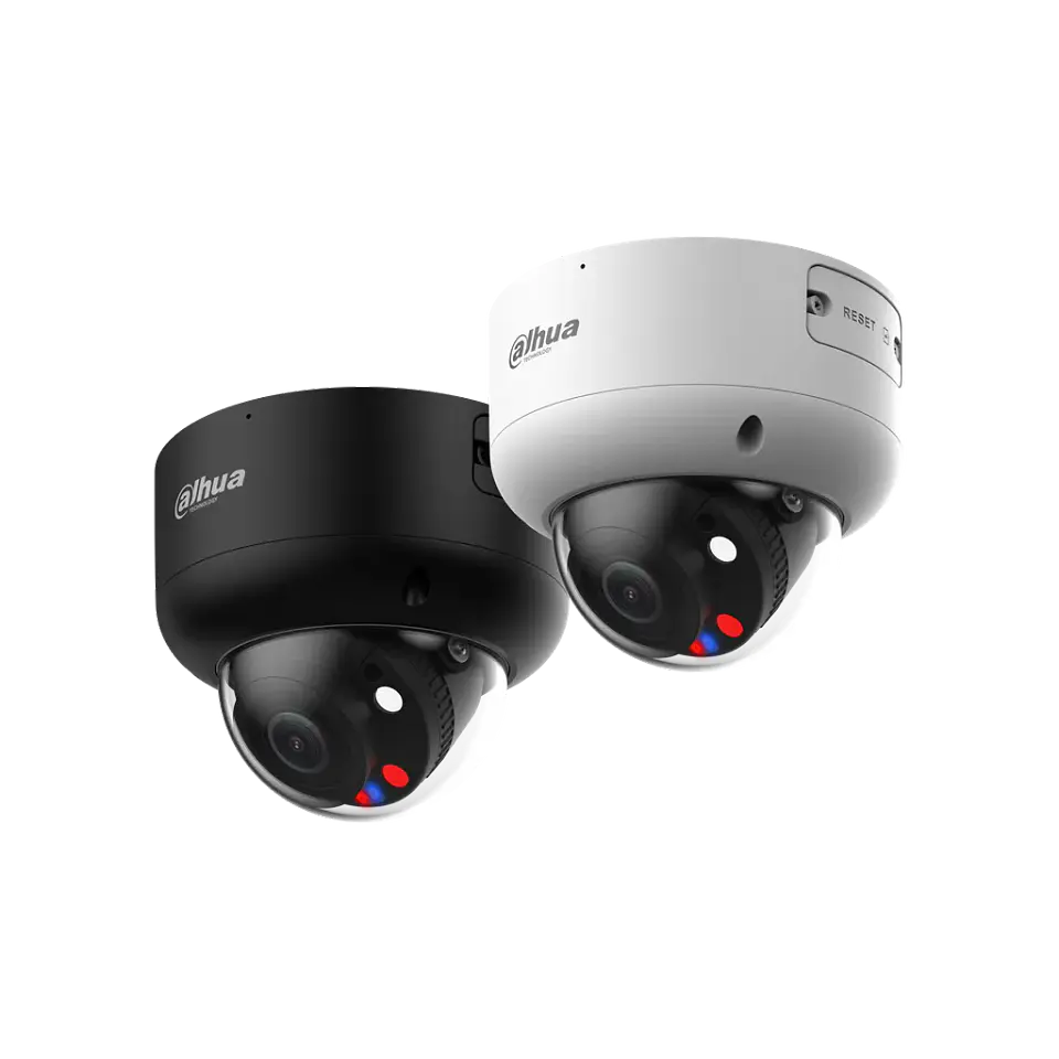 DH-HAC-HFW1239TN-LED-0280B-S3. Cámara Dahua Análoga Tipo Bala, 2MP, Lente Fijo 2.8mm, Full-color, Iluminación con luz blanca 20M, Protección IP67. 1