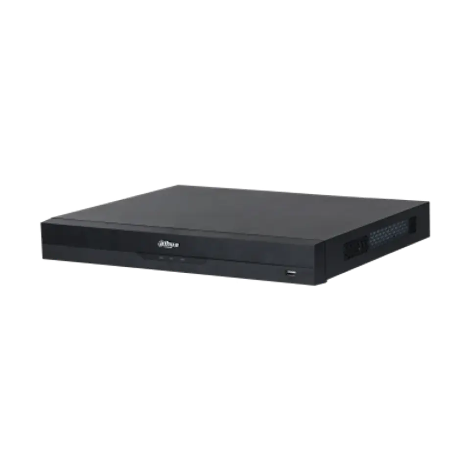 DHI-NVR4232-16P-EI.  NVR Dahua, 32 Canales, 16 Puertos PoE, Capacidad Para 2 Discos Duros, 2U, Tecnología WizSense, Posee Detección de Rostro, Reconocimiento Facial, ANPR, Cruce de línea. 2