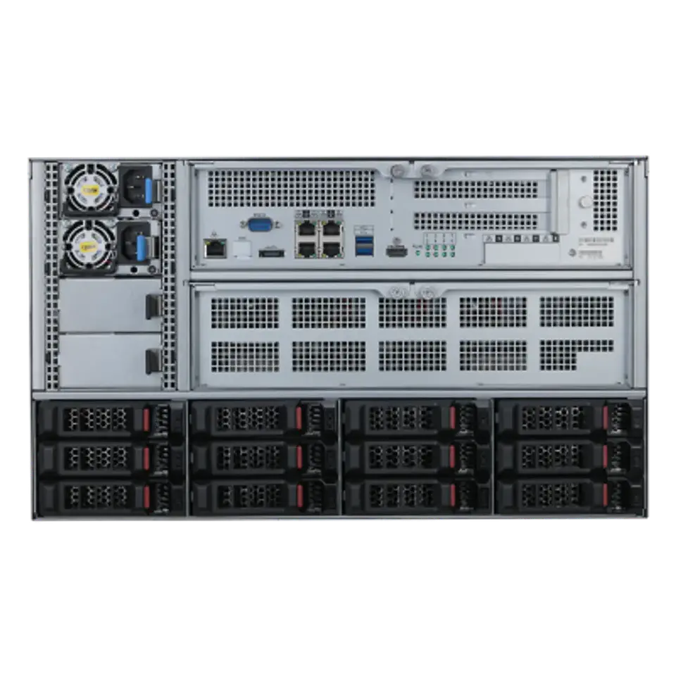 DHI-EVS5148S-S3. Storage Dahua, Soporta Hasta 48 Discos de 20TB, Fuentes de Poder Redundantes, Función de Super NVR 320 Canales, 800 Mbps Totales de Ancho de Banda, Soporta RAID, Admite clústeres N+M. 3