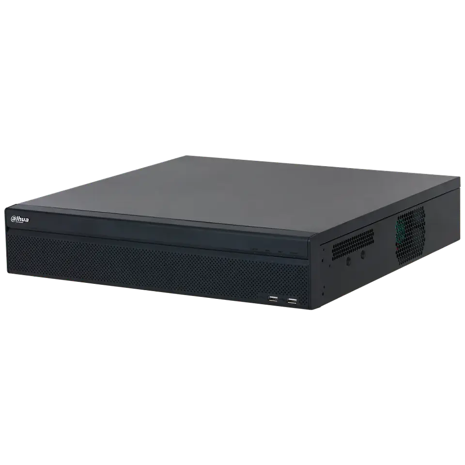 DHI-NVR5864-EI2. NVR Dahua, 64 canales, 8 discos duros 2U Tecnología WizSense, posee Detección de Rostro, Reconocimiento Facial, Detección de Rostro, ANPR, Metadata. 1