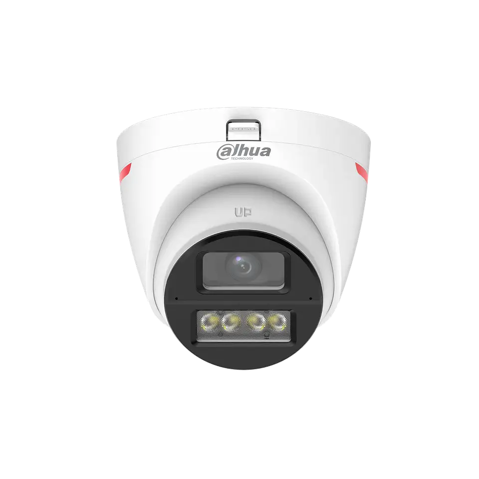 DH-HAC-HDW1249XN-A-PRO-0280B-DIP. Cámara HDCVI Dahua tipo Eyeball de 2MP tecnología WizColor con lente fijo de 2.8mm iluminación máxima de 50m proyección IP67 1