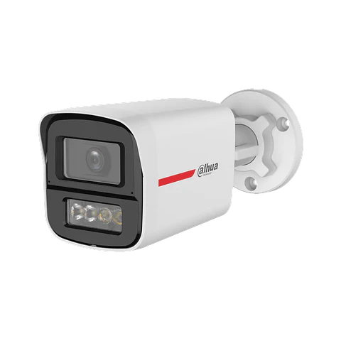 DH-HAC-HFW1249XN-IL-A-PRO-0280B-DIP. Cámara HDCVI Dahua tipo Bullet de 2MP tecnología WizColor doble iluminación con lente fijo de 2.8mm iluminación máxima de 50m proyección IP67