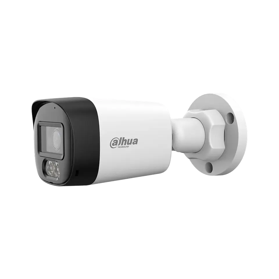 DH-HAC-HFW1500RLN-IL-A-0280B-S3-DIP. Cámara HDCVI Dahua tipo Bullet de 5MP doble iluminación con lente fijo de 2.8mm iluminación máxima de 30m proyección IP67 1