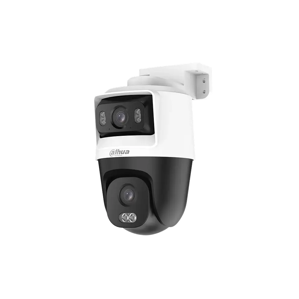 DH-HAC-PTS1500CN-E2-IL-A-0280B/0600B. Cámara PT de Doble Lente 2+2 Iluminador Dual Inteligente Micrófono Incorporado Iluminación de Hasta 50m Campo de Visión de Hasta 111° Policarbonato 1