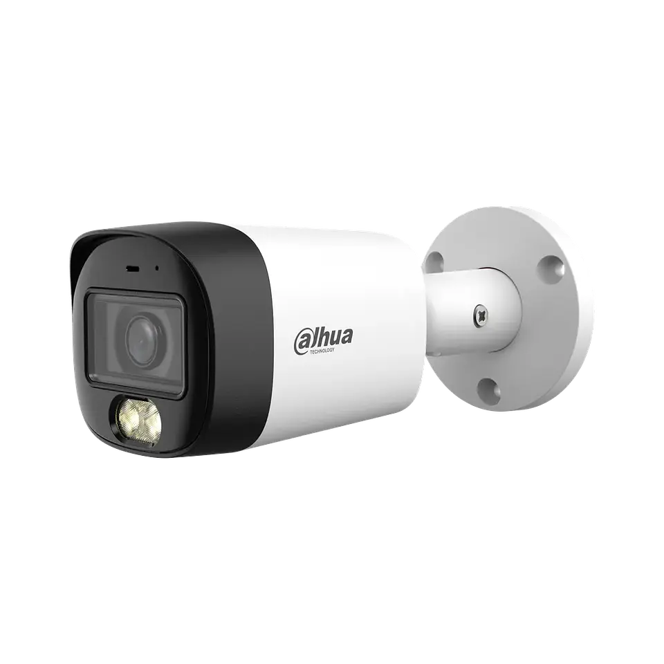 DH-HAC-HFW1500RMN-IL-A-0280B-S3-DIP.Cámara HDCVI Dahua tipo Bullet de 5MP doble iluminación con lente fijo de 2.8mm iluminación máxima de 30m proyección IP67 1