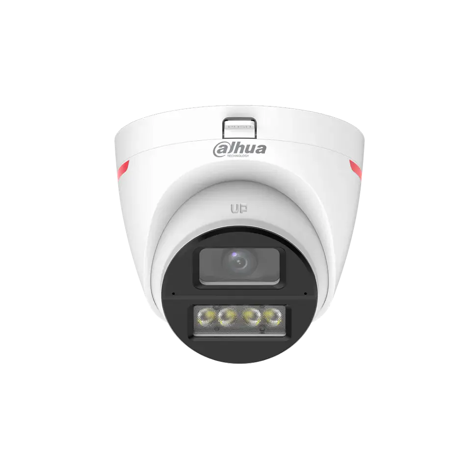 DH-HAC-HDW1249XN-IL-A-PRO-0280B-DIP. Cámara HDCVI Dahua tipo Eyeball de 2MP tecnología WizColor doble iluminación con lente fijo de 2.8mm iluminación máxima de 50m proyección IP67 1