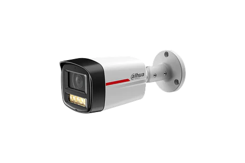 DH-IPC-HFW2649TLP-S-LED-0280B-PRO. Cámara IP Tipo Bala, 6MP, WizColor. Lente fijo 2.8mm, LED 50M, SMD Plus, IP67