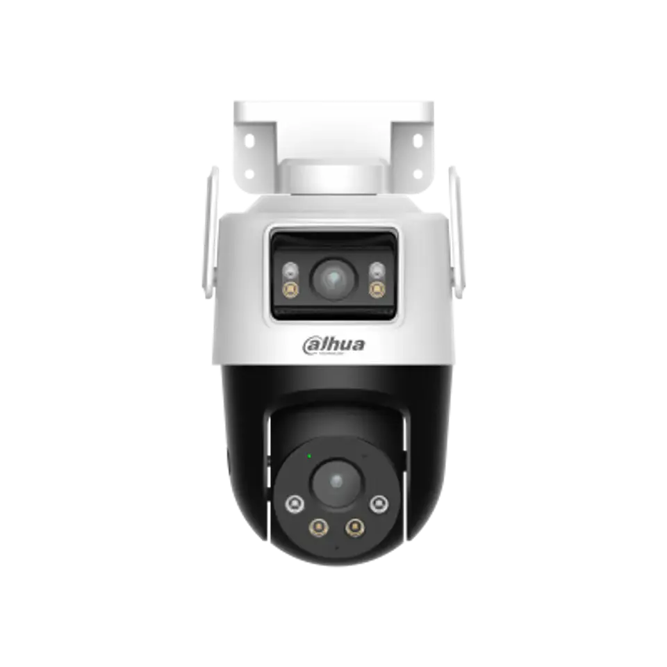 DH-P3D-3F-PV. Cámara PT Wifi Dahua, Doble Lente, Lente fijo de 3MP 2.8mm, Lente PT 3 MP 6mm, Incluye IA ( Detección de Humano/Vehículo, Auto Tracking, Alarma con Luces Disuasivas) 2