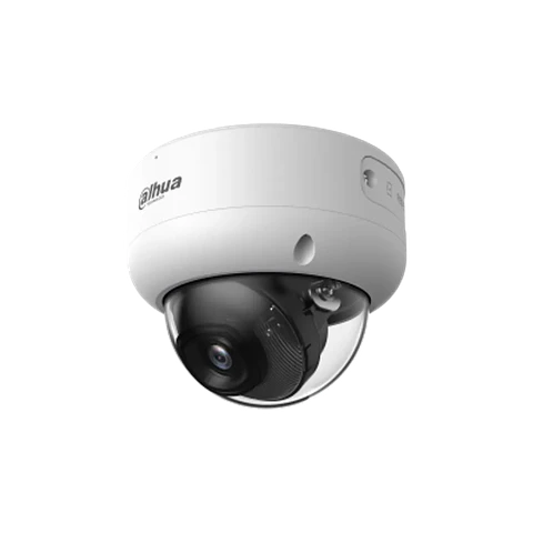 DH-IPC-HDBW3249EP-S-IL-0280B. Cámara Dahua IP Tipo Mini Domo, 2MP, Lente fijo 2.8mm, Doble Iluminación 40M, Tecnología Xinghan, AcuPick, Detección de Rostro, IVS, SMD 4.0, IP67 y IK10.