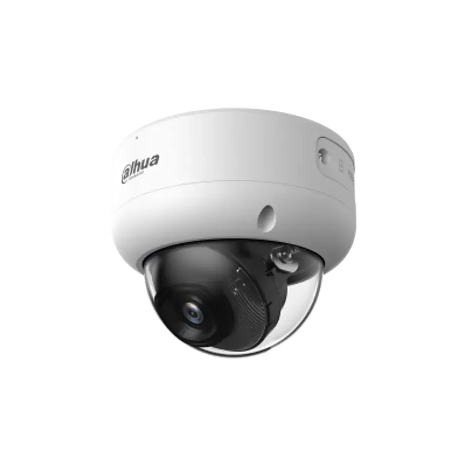DH-IPC-HDBW3249EP-S-IL-0280B. Cámara Dahua IP Tipo Mini Domo, 2MP, Lente fijo 2.8mm, Doble Iluminación 40M, Tecnología Xinghan, AcuPick, Detección de Rostro, IVS, SMD 4.0, IP67 y IK10. 1