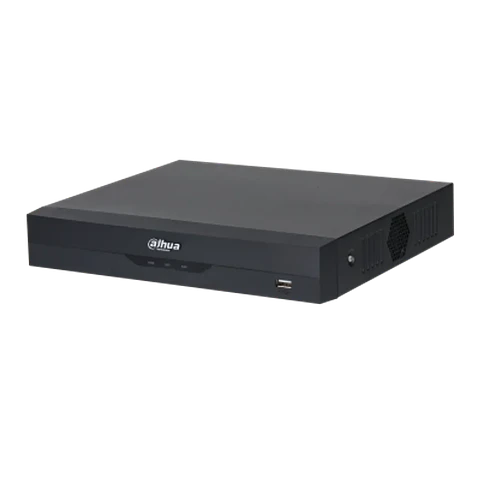 DH-XVR5104HS-I3/T. XVR Dahua de 4 Canales Análogos, o Hasta 6 IP , 1 Disco Duro, 1 U, Tecnología WizSense, Posee Detección de Rostro, Reconocimiento Facial, AcuPick, SMD Plus.
