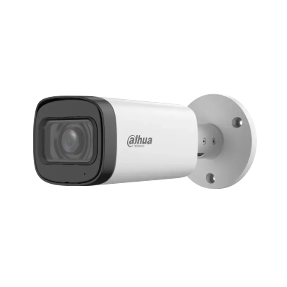 DH-HAC-HFW1500RN-Z-A-27135-S3-DIP. Cámara IP Dahua tipo Bala, 5MP, lente Vari focal 2.7-13.5mm, IR 80M, Micrófono Integrado, IP67. 1