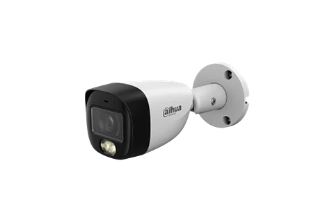 DH-HAC-HFW1209CMN-LED-0280B-S3. Cámara Dahua Análoga Tipo Bala, 2MP, Full-Color, Lente Fijo 2.8mm, Iluminación Dual 30m, Protección IP67.
