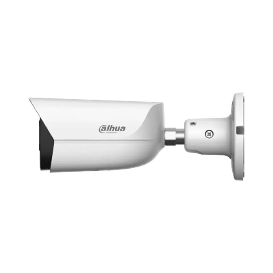 DH-IPC-HFW3449EP-AS-IL-0360B. Cámara IP Dahua tipo Bala, 4MP, lente fijo 3.6mm, Luz multicolor integrada alcanza 60M de iluminación con IR, Cuenta con IVS, SMD, AcuPick, protección IP67. 3