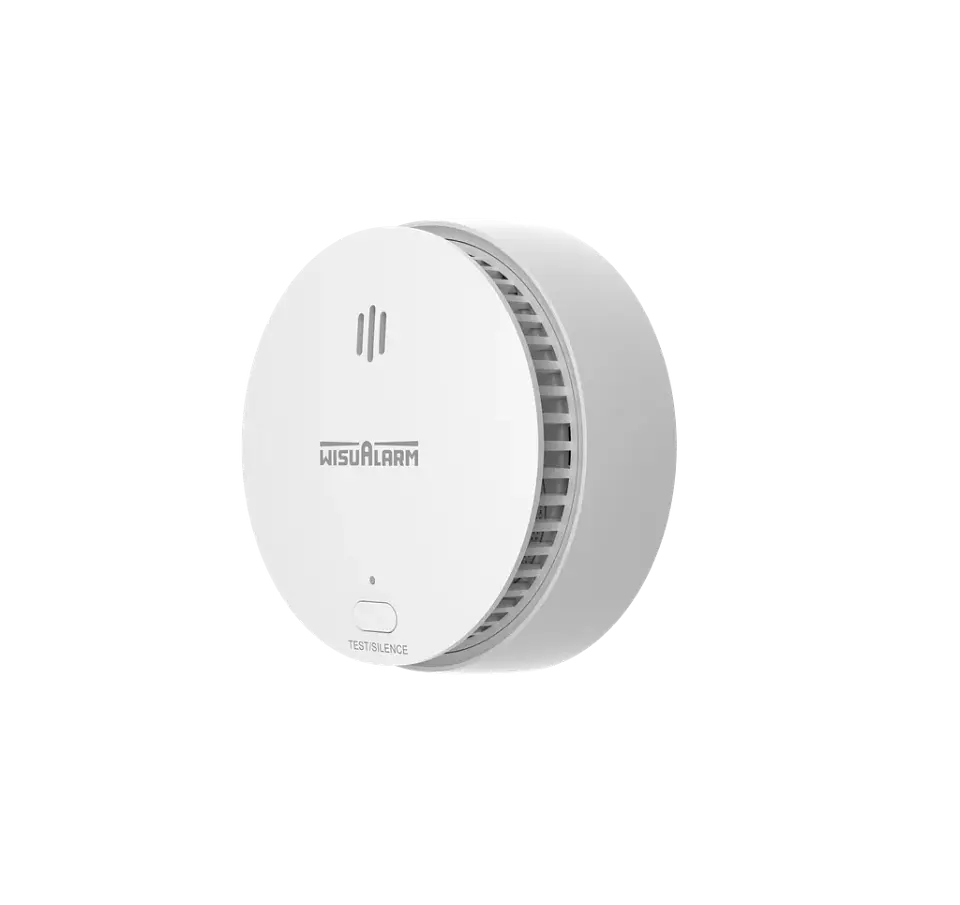 DETECTOR DE HUMO AUTONOMO WIFI 2.5 GHZ C/BATERIA Wisualarm 1