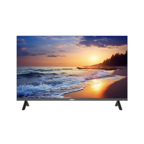 DHI-LM43-F200N-B4-V1. Monitor LED Dahua de 43 pulgadas con panel IPS Full HD 1920 × 1080 a 60 Hz, funcionamiento continuo 24/7,dos entradas HDMI, VGA y parlantes integrados de 8 W.
