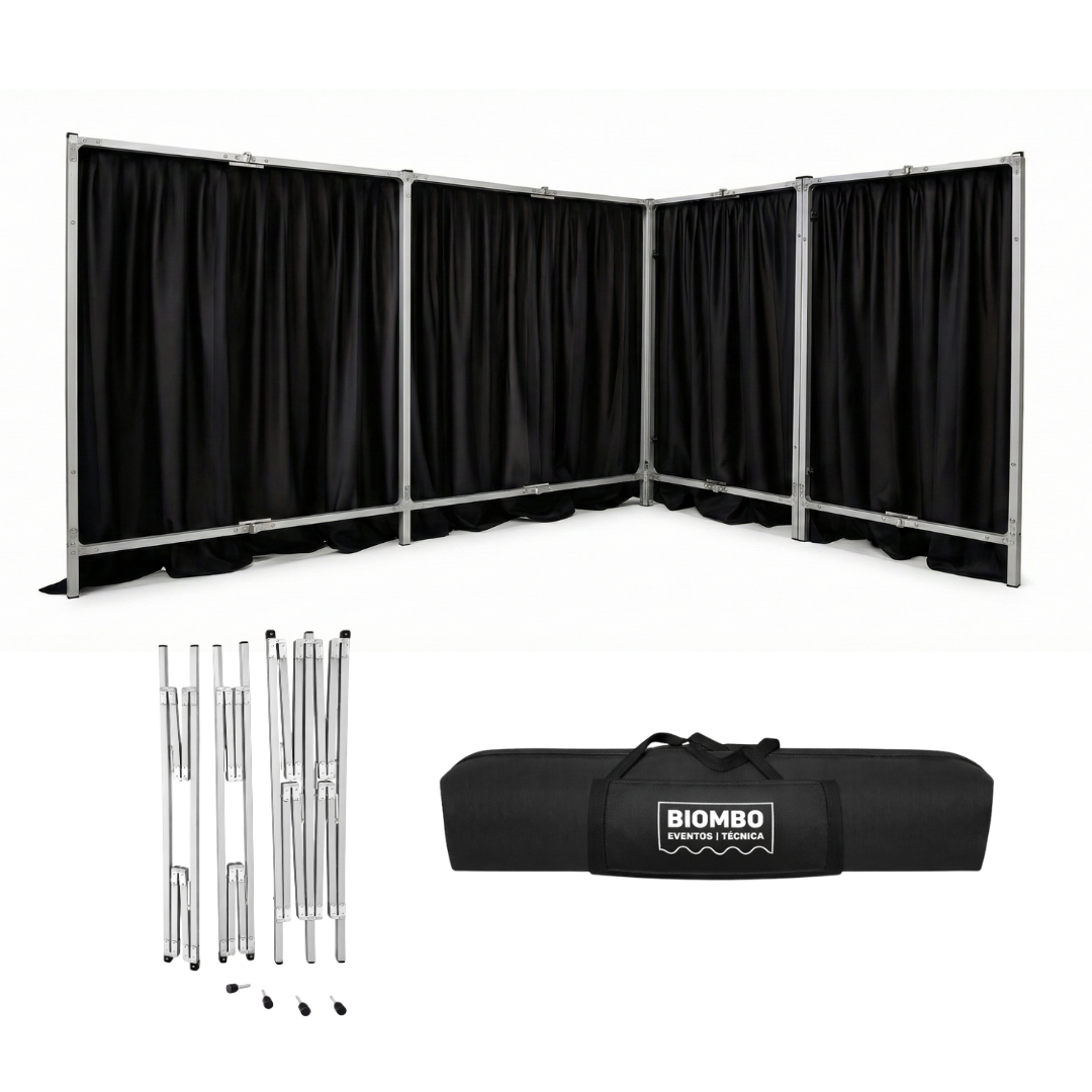 Biombo Eventos Aluminio 3x1 1